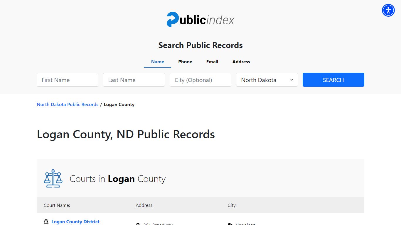 Logan County, ND Public Court, Arrest and Inmate Records - ThePublicIndex